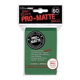 ULTRA PRO SMALL SLEEVES PRO MATTE (60) GREEN
